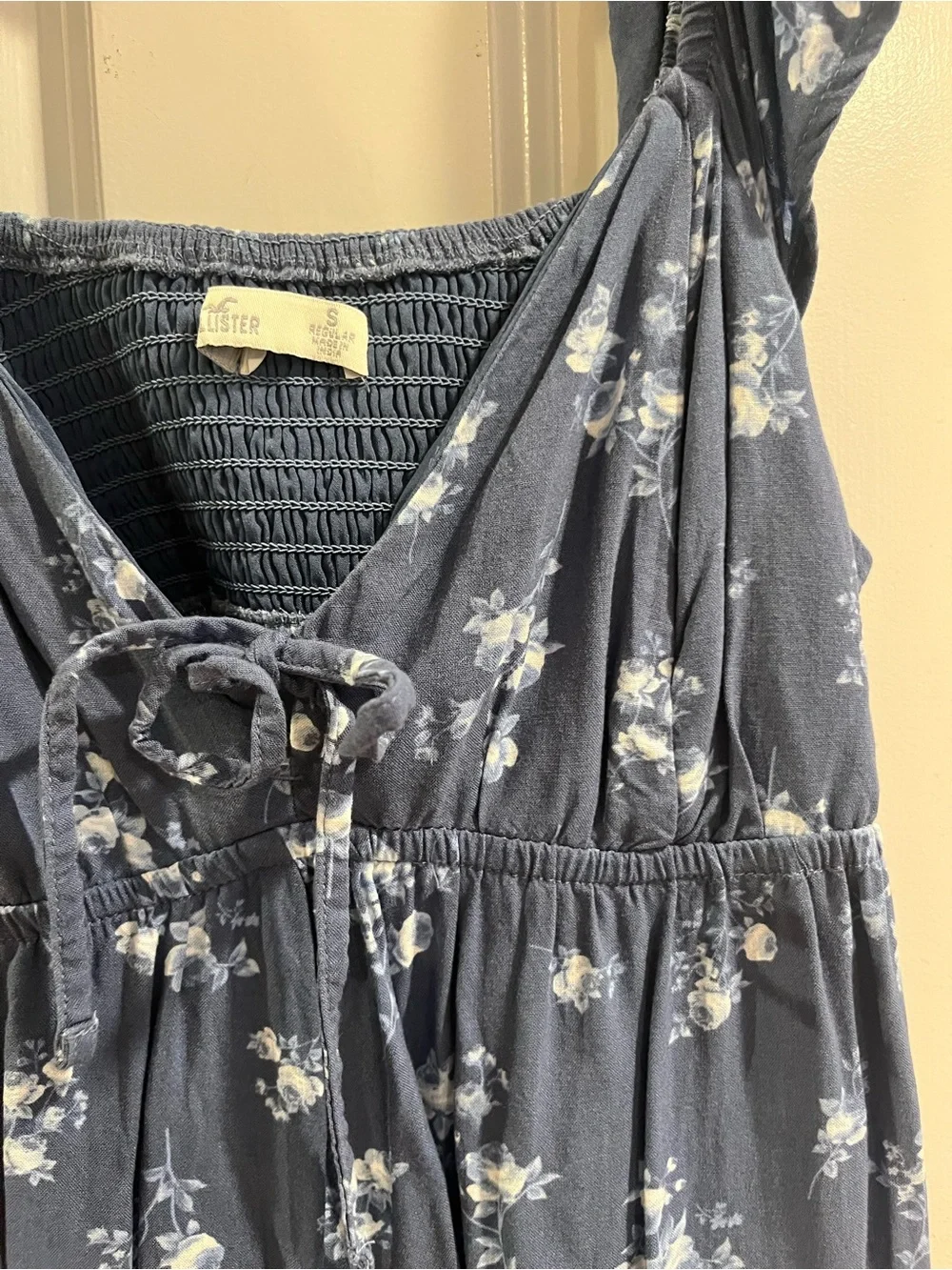 Blue Floral Hollister Sundress - Picture 3 of 3